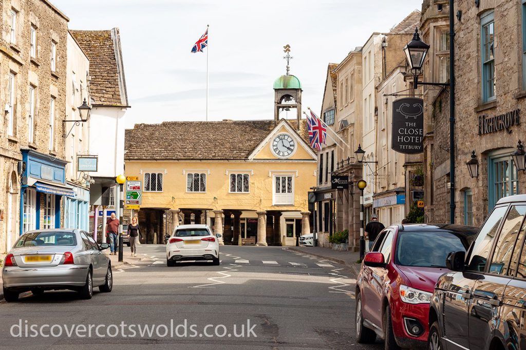 Long st in Tetbury, looking towards the Market House