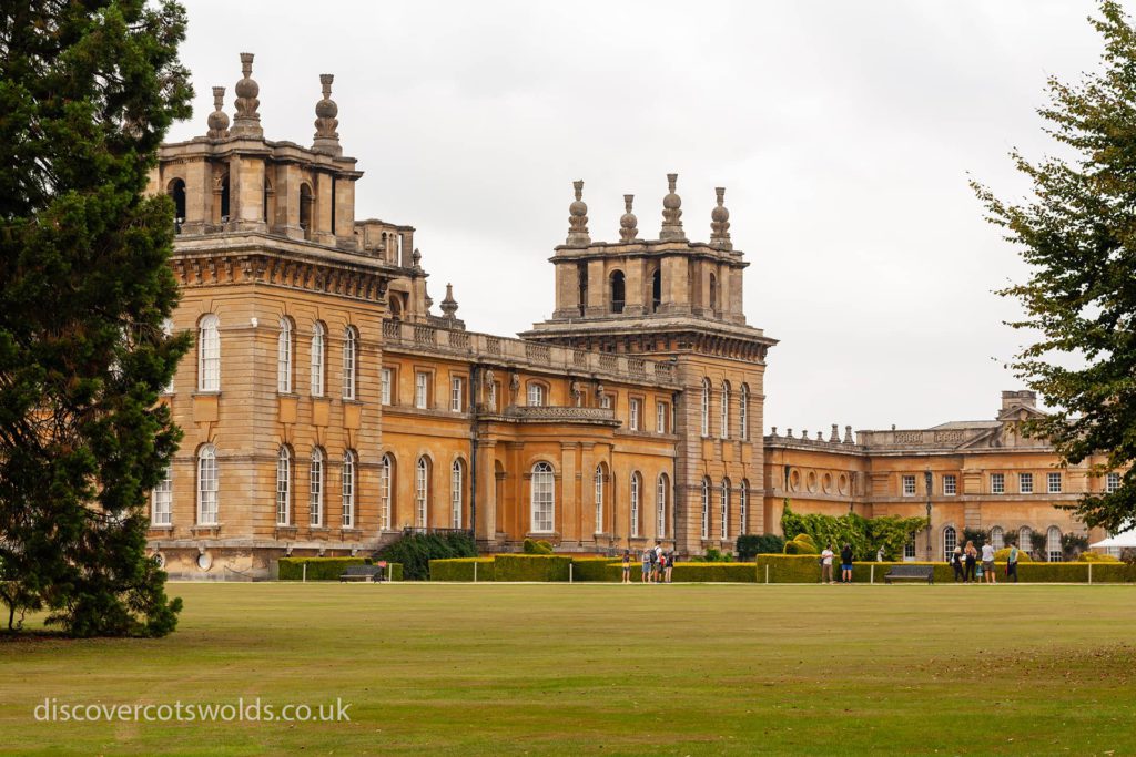 A side view of Blenheim Palace